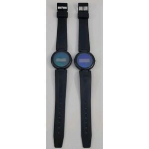 Vintage Hologram Kids Wristwatch Dinosaur T-Rex Digital Lot of 2 Needs Batteries